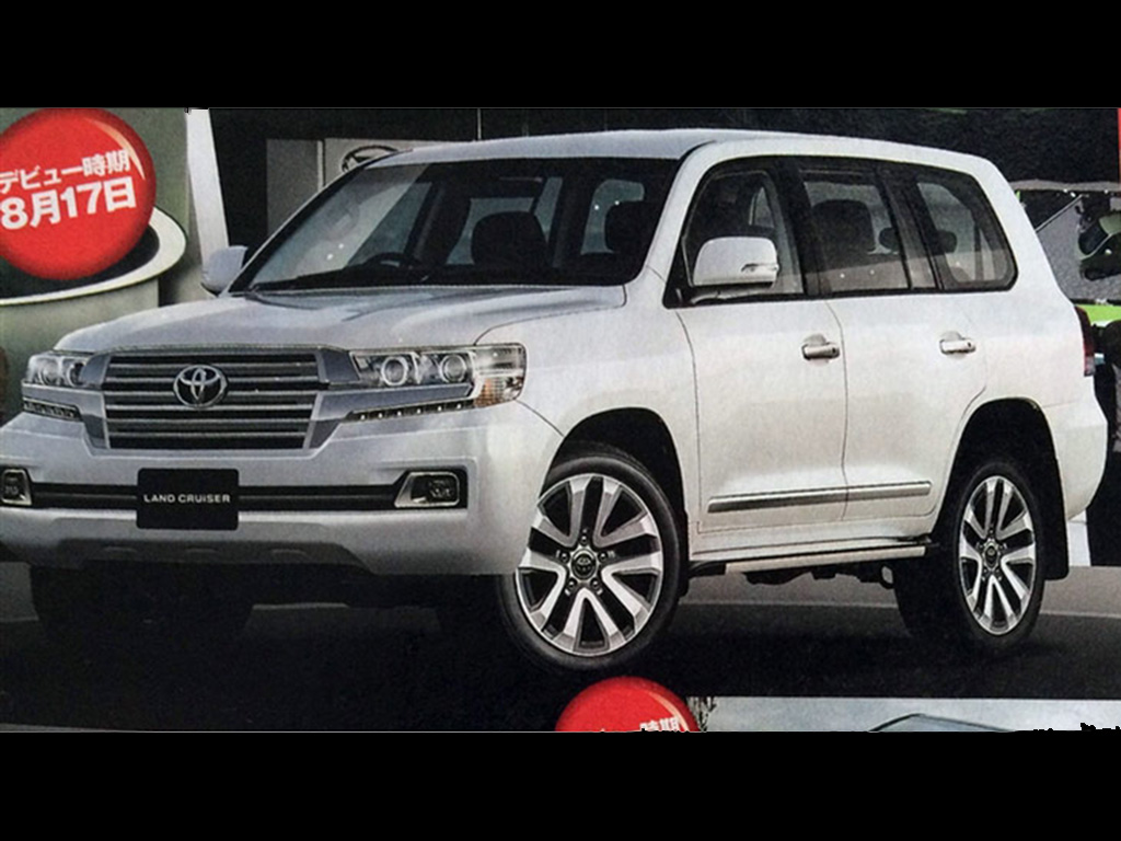 2016 Toyota Land Cruiser facelift leaked early online