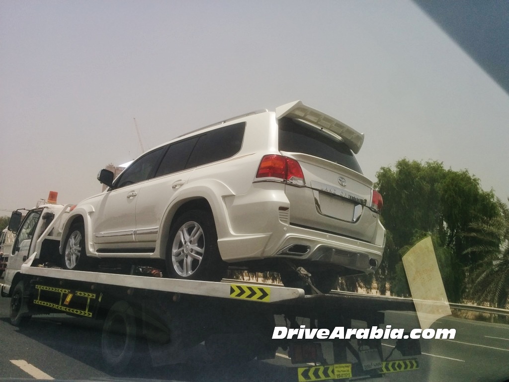 Wald bodykitted Toyota Land Cruiser spotted in Dubai DriveArabia