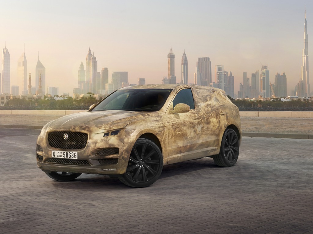 Jaguar F-Pace hot-weather testing in the UAE