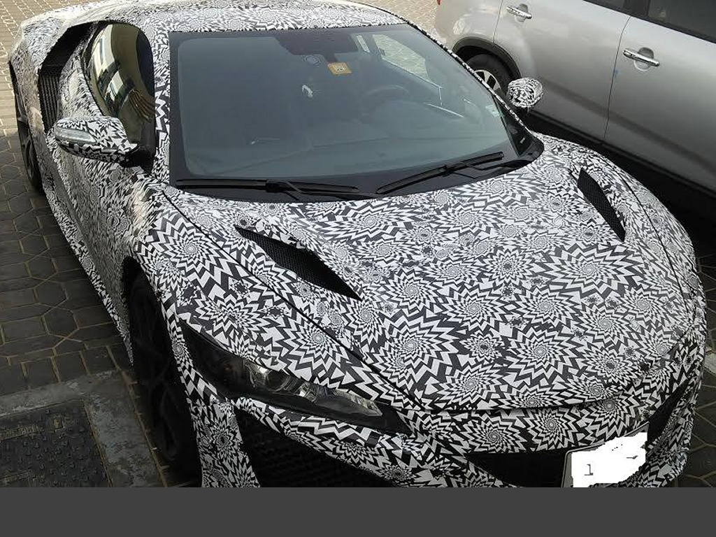 2016 Acura-Honda NSX spotted in the UAE