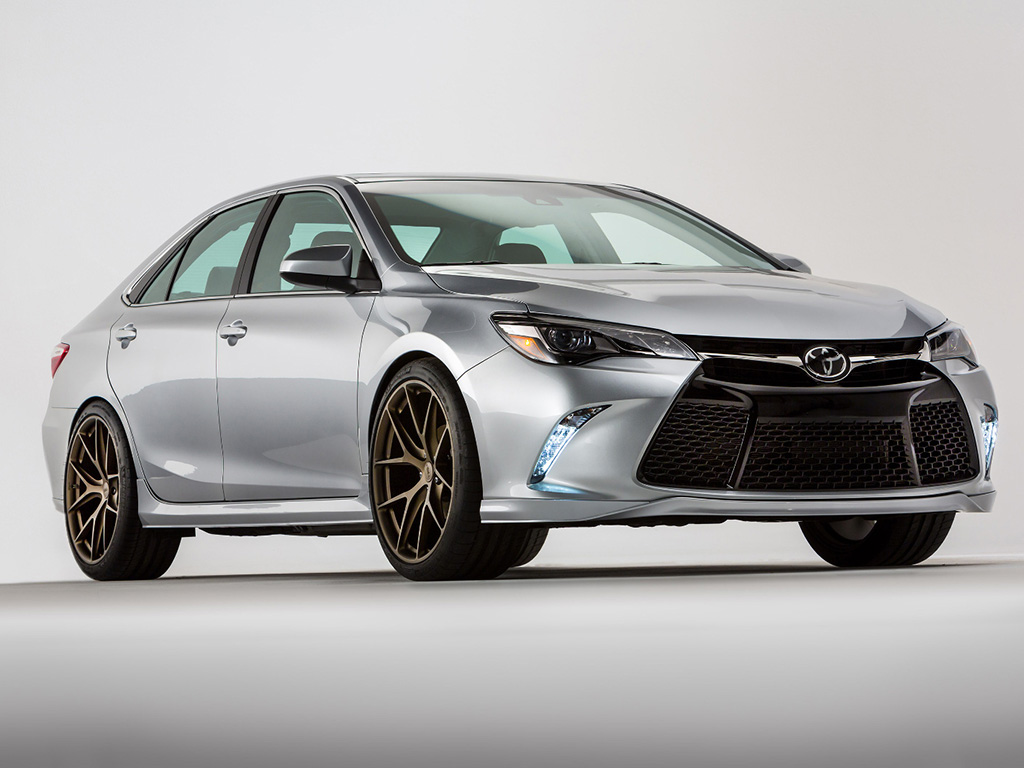 Toyota Camry and Corolla TRD editions in SEMA 2015