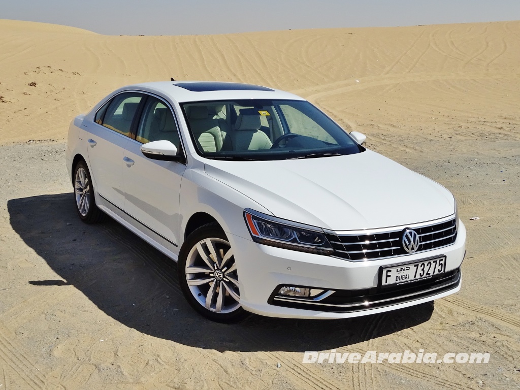 القيادة الأولى فولكس واجن باسات 2016 في الإمارات العربية المتحدة Drive Arabia