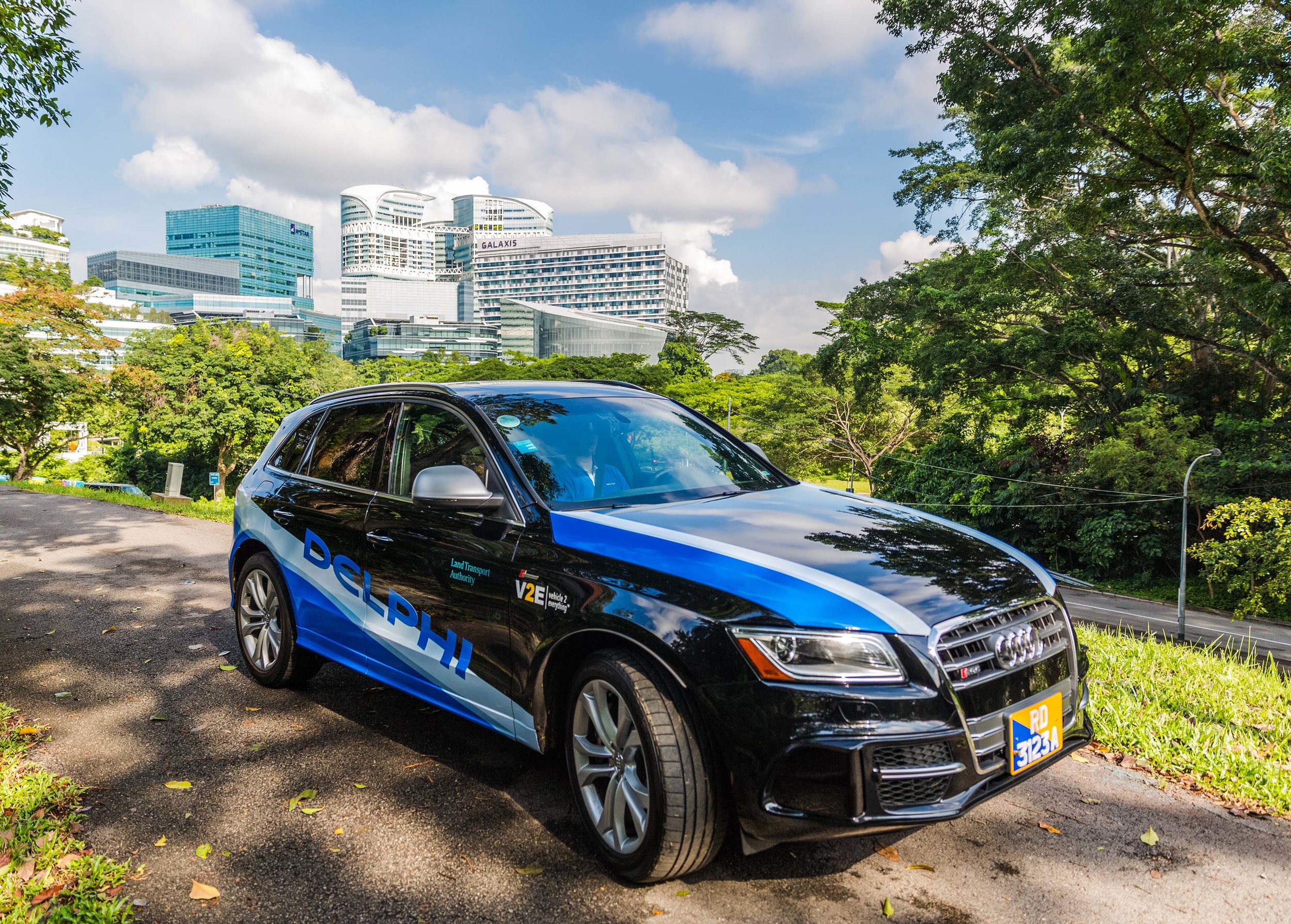 شركة دلفي تطلق برنامج اختبار سيارة ذاتية التحكم في سنغافورة