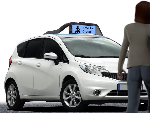 شركة Drive.ai تطور سيارة ذاتية القيادة تتفاعل مع الرسوميات الالكترونية " سمايلي "