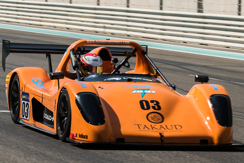We ride along in a Radical racecar at Dubai Autodrome