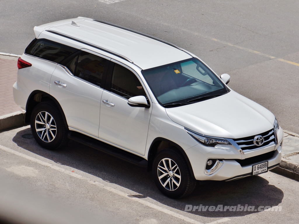 So we got a 2017 Toyota Fortuner - Drive Arabia