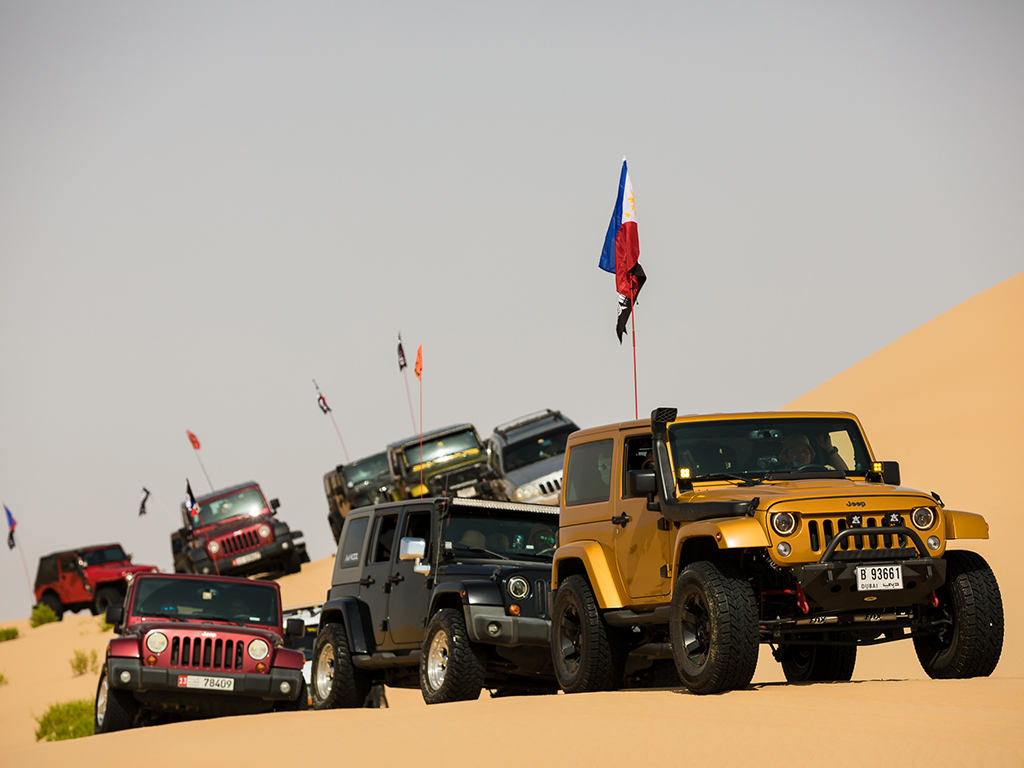 12th Jeep Jamboree held in Abu Dhabi
