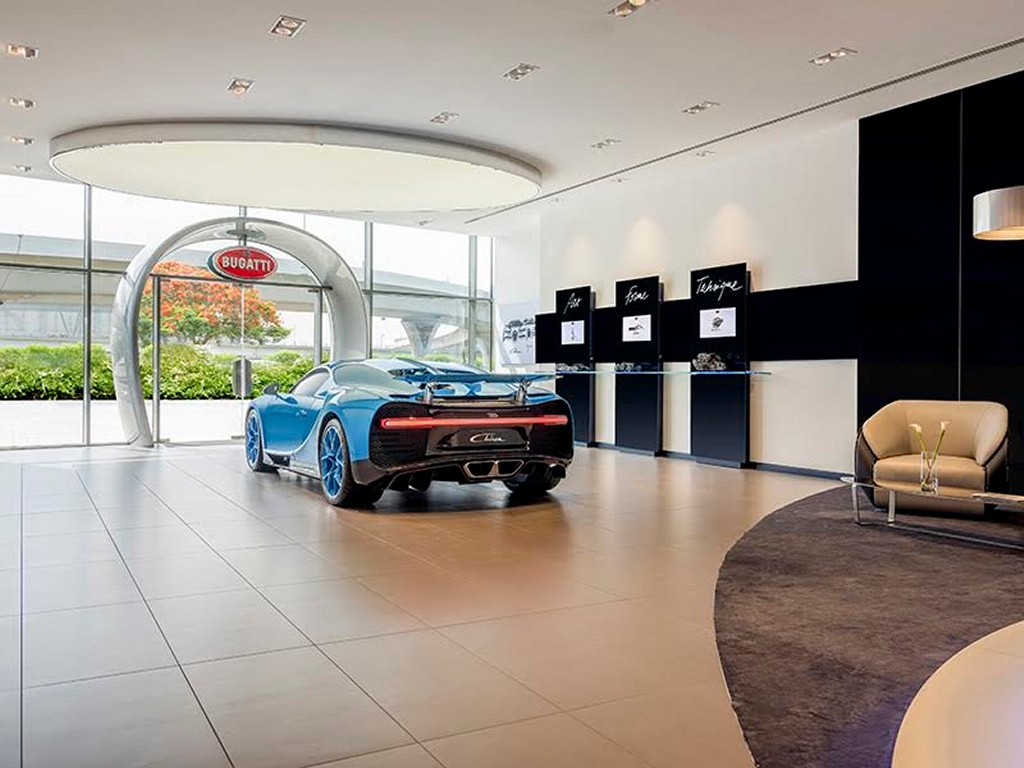World's largest Bugatti showroom opens in Dubai