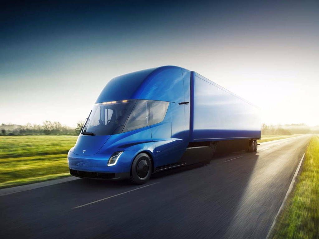 Tesla previews revolutionary electric Semi truck and pickup