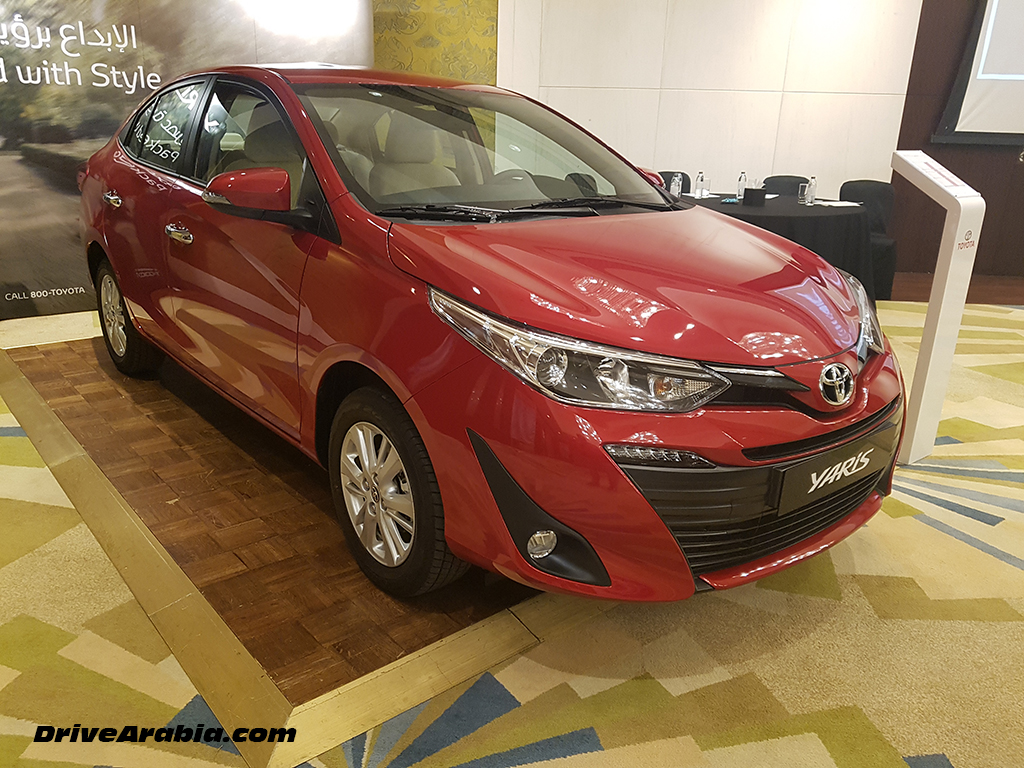 2018 Toyota Yaris sedan on sale in the UAE