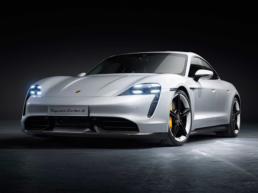 2020 Porsche Taycan Turbo debuts, minus a turbo, ignites Twitter war with Tesla