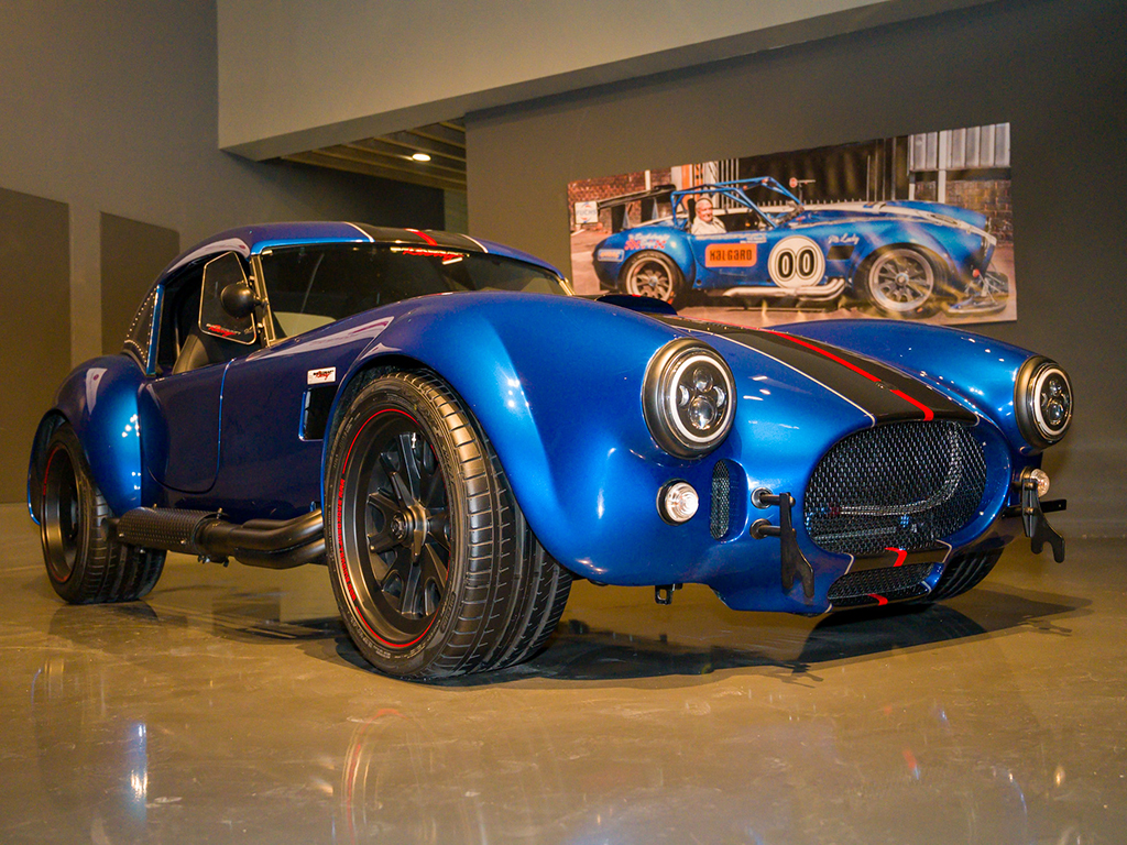 Nostalgia Classic Cars now offering Backdraft Racing Shelby Cobra kit car in the UAE