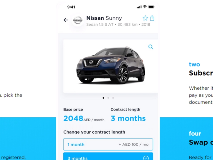 Invygo car-subscription app adds more car brands