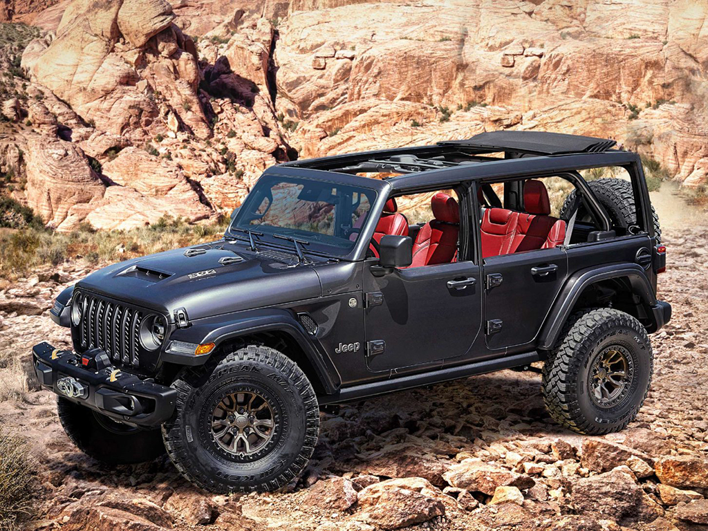 Jeep Wrangler V8 Rubicon attempts to distract, while parent company renamed Stellantis