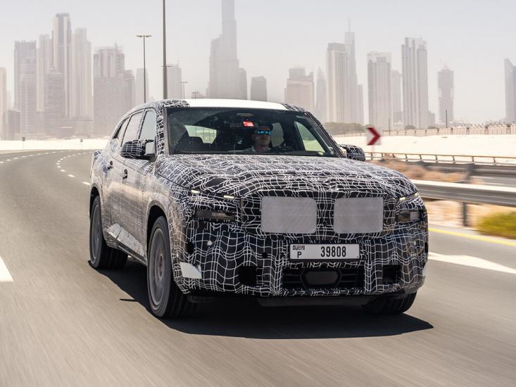 BMW XM undergoes hot-weather testing in UAE