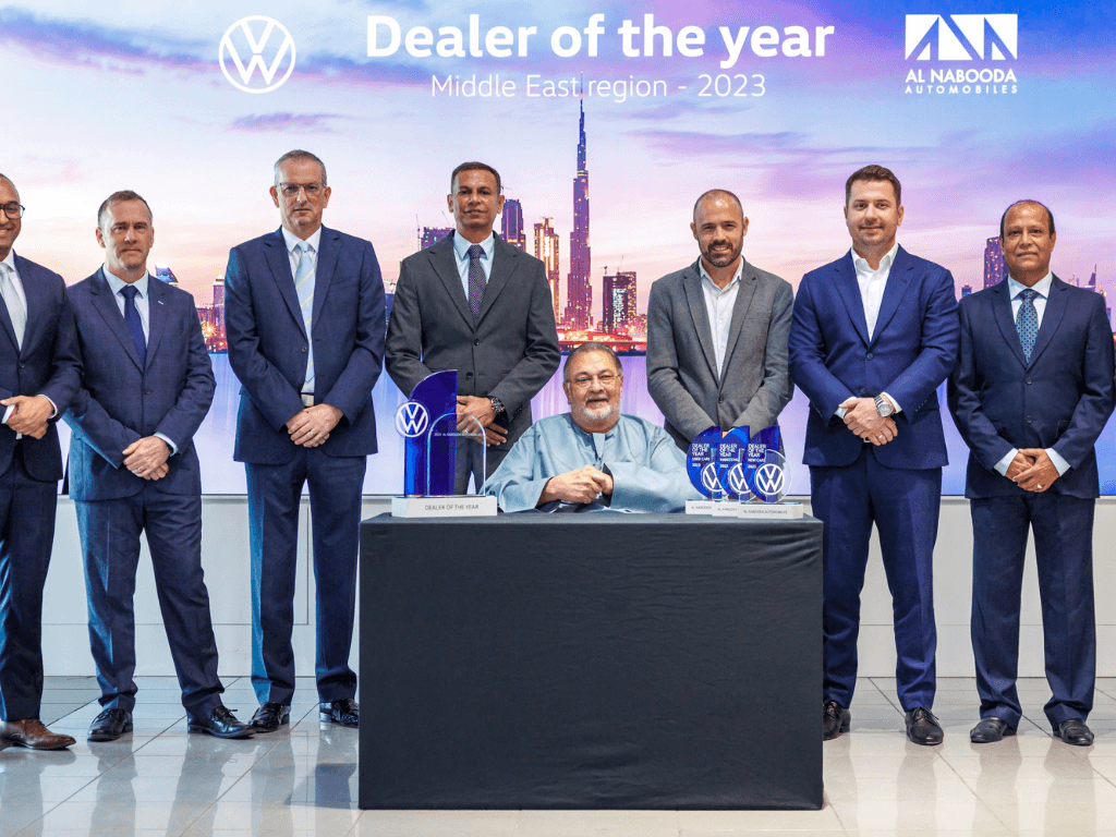Al Nabooda Automobiles Clinches Coveted Volkswagen Middle East Dealer of the Year Award for a Second Year