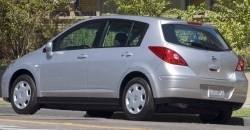 Nissan Tiida 2012 rear view