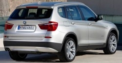 BMW X3 2014 rear view