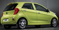 Kia Picanto 2014 rear view