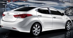 Hyundai Elantra 2013 rear view