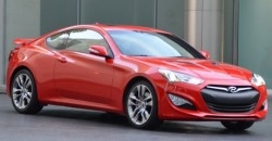 Hyundai Genesis Coupe 2016 front view