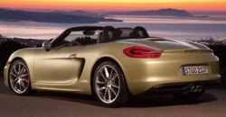 Porsche Boxster 2015 rear view