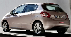 Peugeot 208 2013 rear view