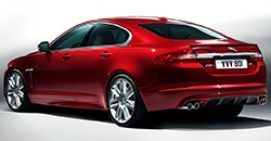 Jaguar XF 2014 rear view