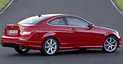 Mercedes-Benz C-Class Coupe 2012 rear view