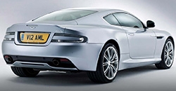 Aston Martin DB9 2014 rear view