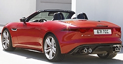Jaguar F-Type 2016 rear view