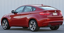 BMW X6 M 2012 rear view