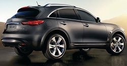 Infiniti QX70 2020 rear view