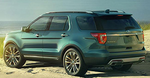 Ford Explorer 2017 rear view