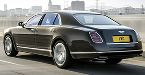 Bentley Mulsanne 2016 rear view