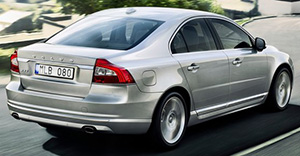 Volvo S80 2016 rear view