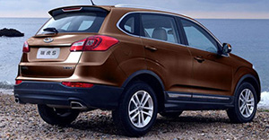 Chery Tiggo 5 2016 rear view