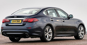 Infiniti Q70 2016 rear view