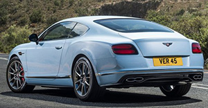 Bentley Continental GT 2017 rear view