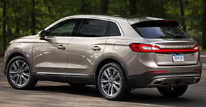 Lincoln MKX 2017 rear view