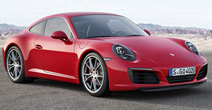 Porsche 911 2017 front view