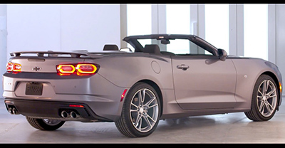 Chevrolet Camaro Convertible 2021 rear view