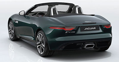 Jaguar F-Type 2020 rear view