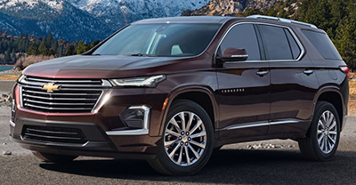 Chevrolet Traverse 2022 front view