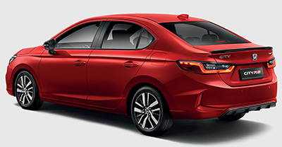 Honda City 2024 rear view