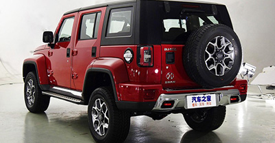 BAIC BJ40 Plus 2025 rear view