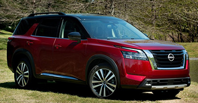 Nissan Pathfinder 2022 front view