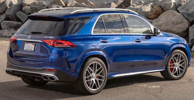 Mercedes-Benz GLE 63 AMG 2021 rear view
